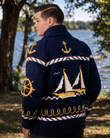 Modèle de cardigan pour dames ou jeunes Sailing Time