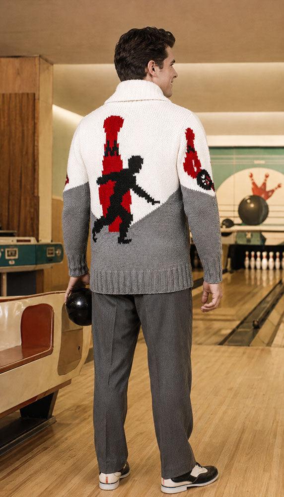 10 Pin Bowling Cardigan Pattern