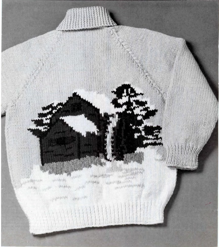 Old Mill in Winter Cardigan