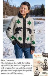 Canadian Beaver Cardigan Pattern