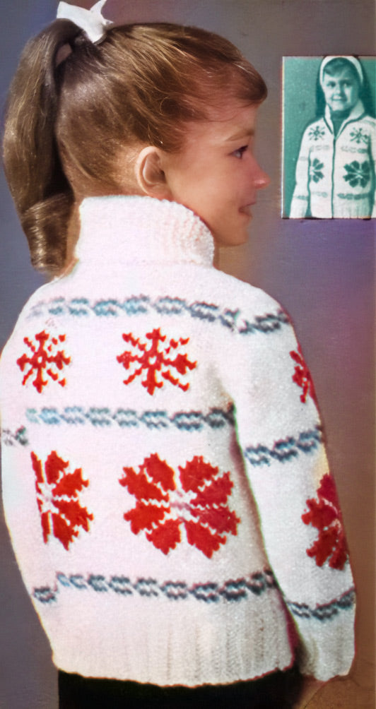 Snowflake Cardigan Pattern – Mary Maxim Ltd