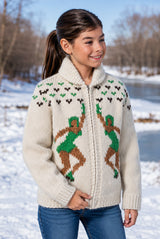 Dancing Blades Cardigan Pattern