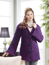 Modèle de manteau en zigzag