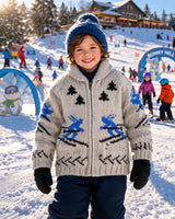 Children's Skiers Cardigan Pattern