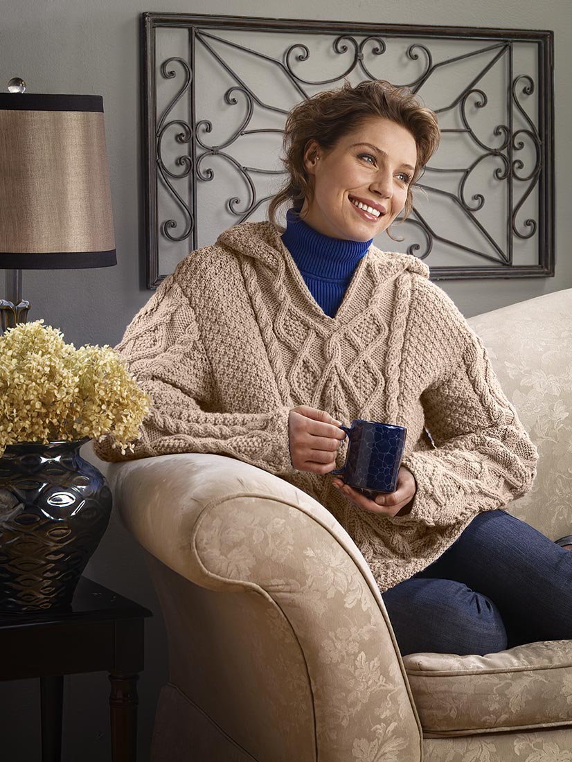 Cabled Hoodie Pattern
