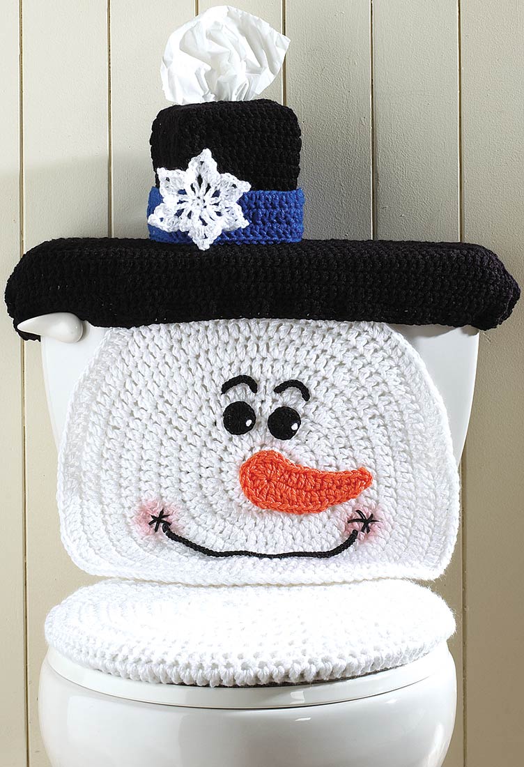 Snowman Toilet Cover Pattern
