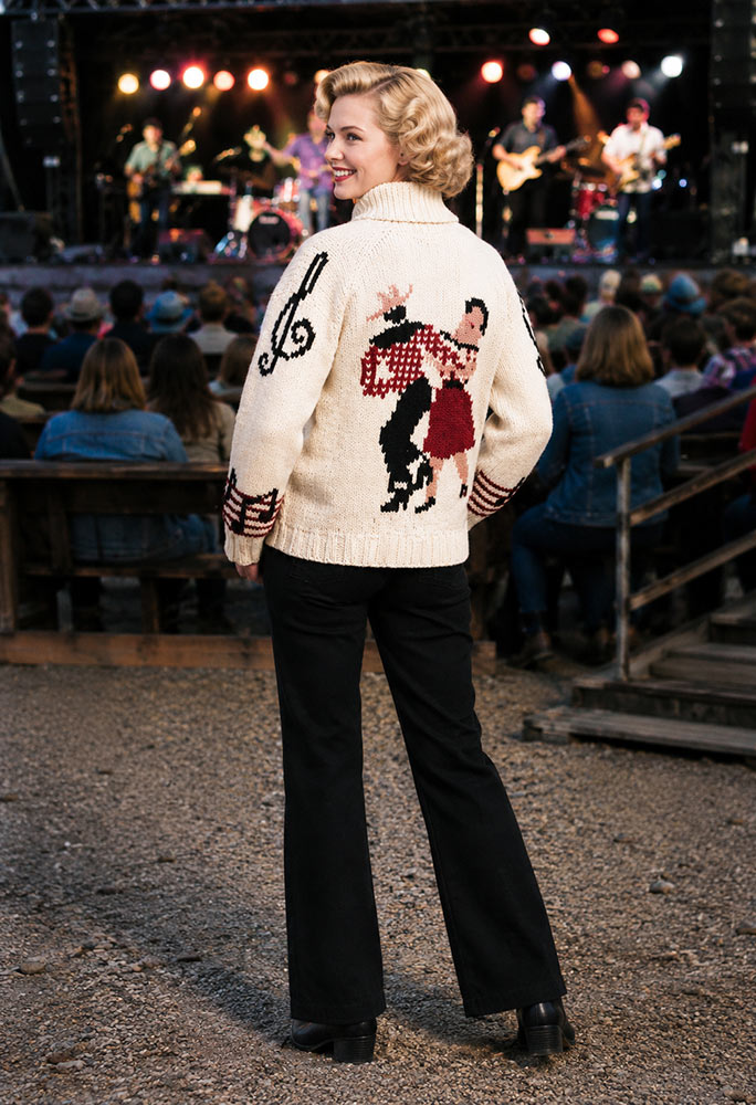 Ladies' and Youth Hoedown Cardigan Pattern
