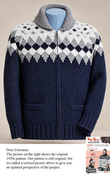 Sun Valley Men's Cardigan Pattern