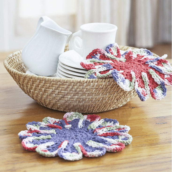 Free Chrysanthemum Dishcloth Pattern