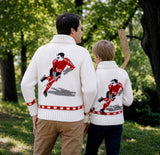 Patron de cardigan de hockey pour enfants