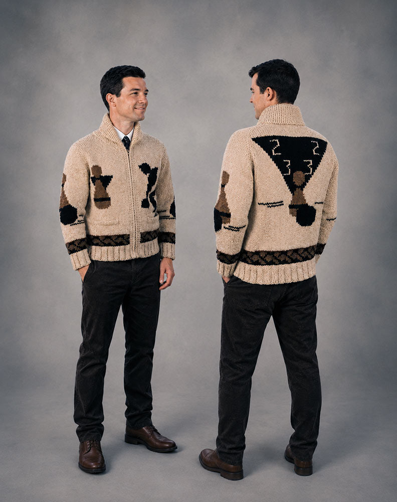 5-Pin Bowling Cardigan Pattern