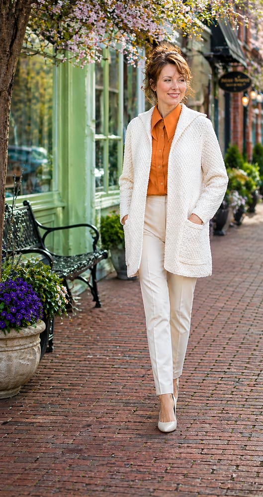 Patron de manteau de style Parisienne Slim