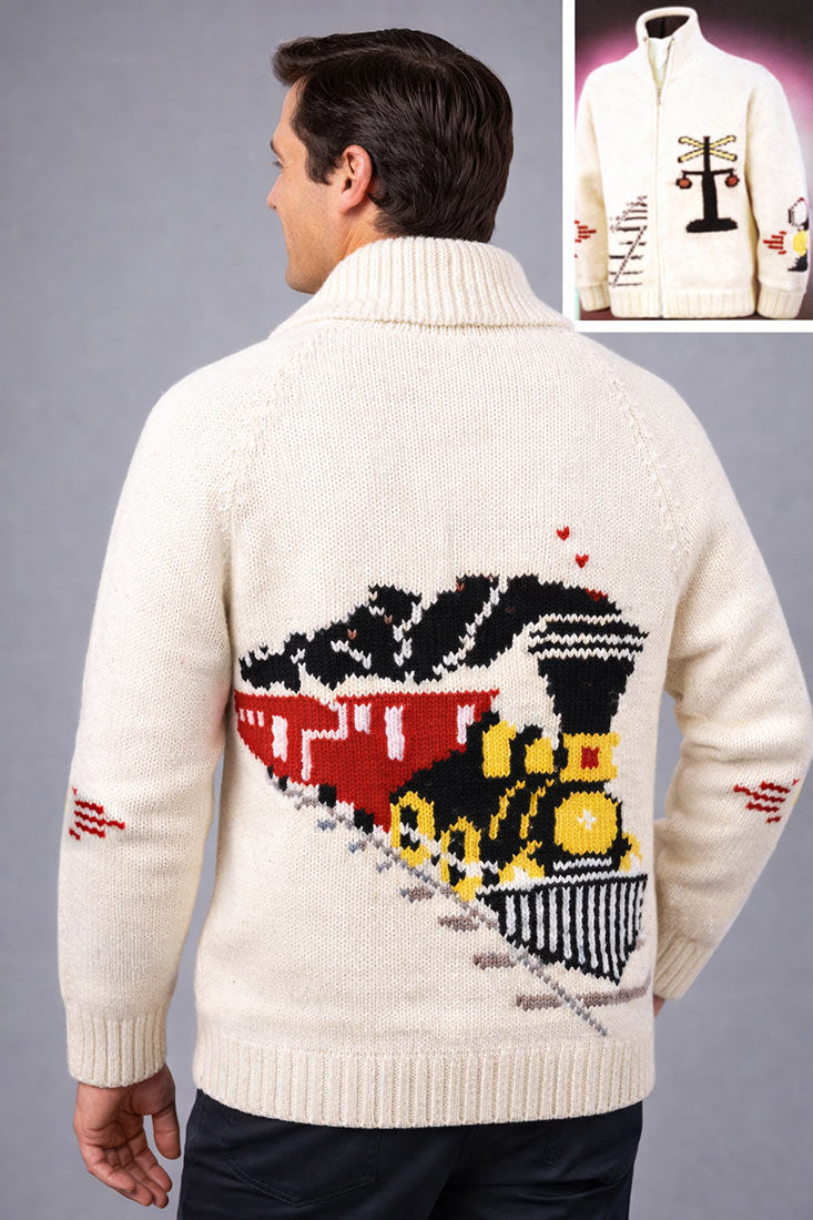 Frontier Train Cardigan Pattern