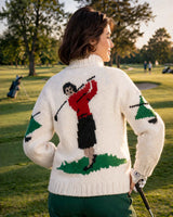 Modèle de cardigan de golf pour dame