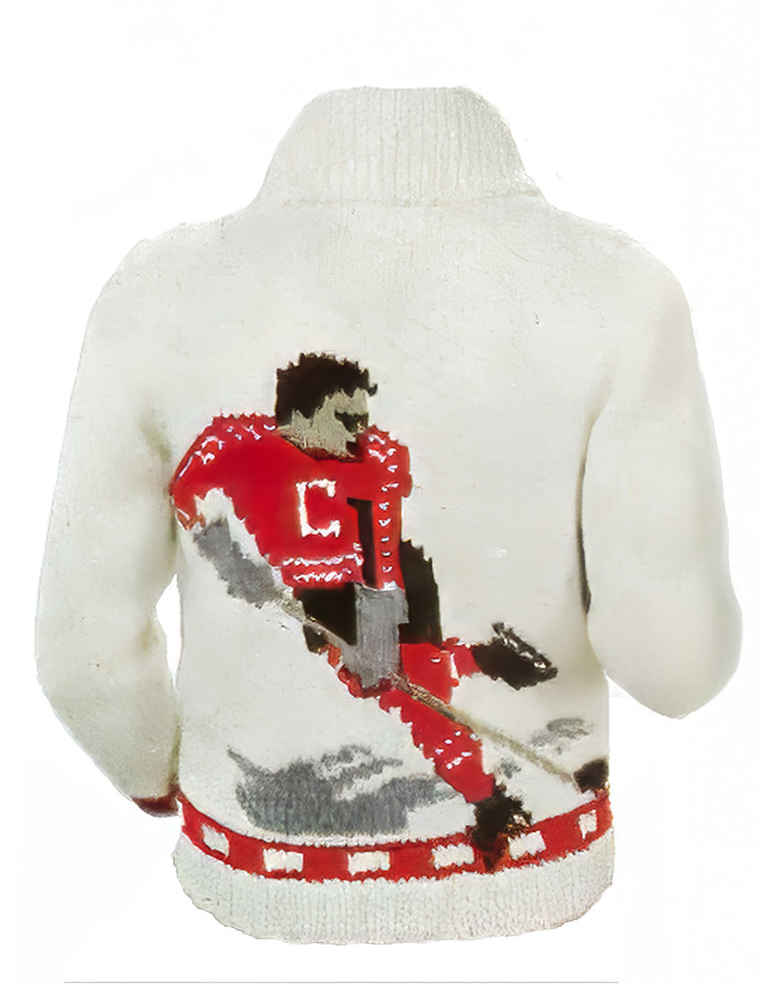 Patron de cardigan de hockey pour hommes ou dames