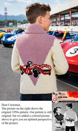 Sports Car Cardigan Pattern