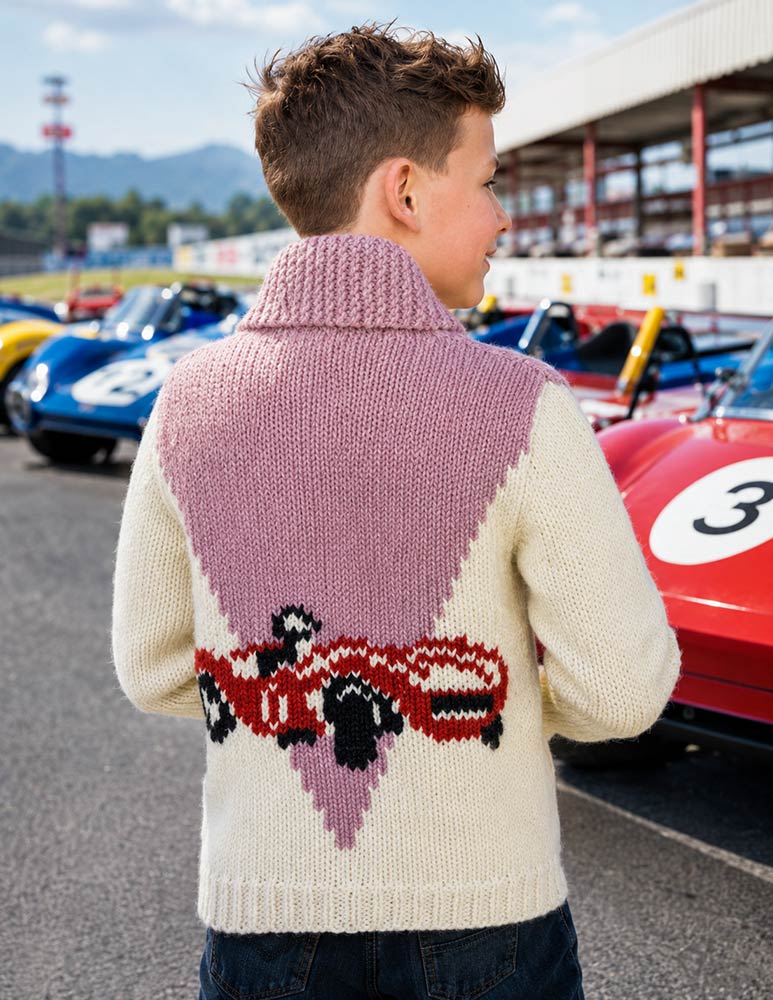 Sports Car Cardigan Pattern