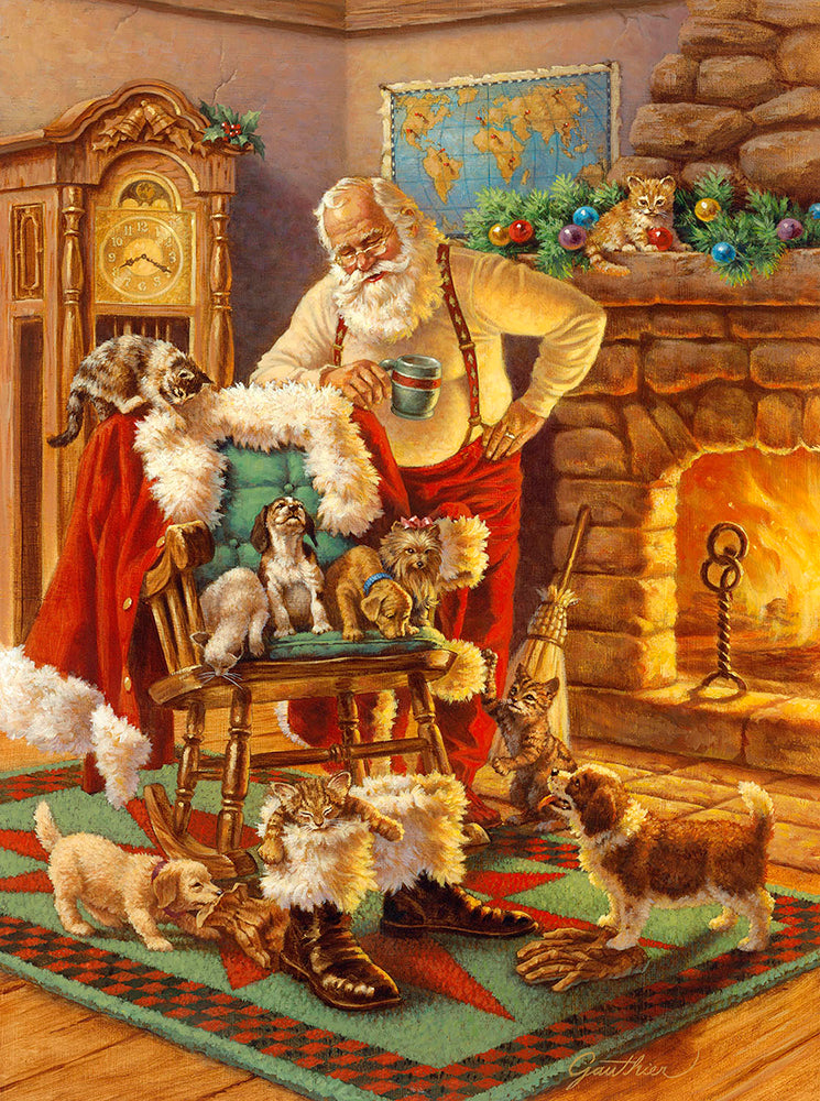 Santa and His Friends Jigsaw Puzzle