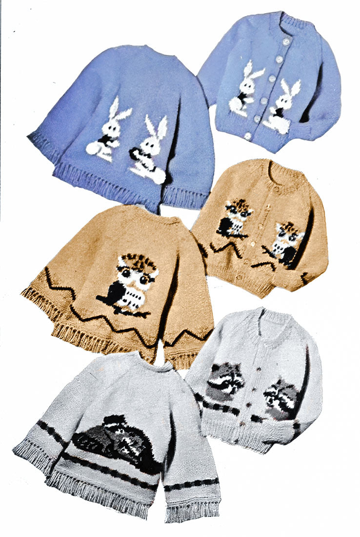 Owl Cardigan Pattern