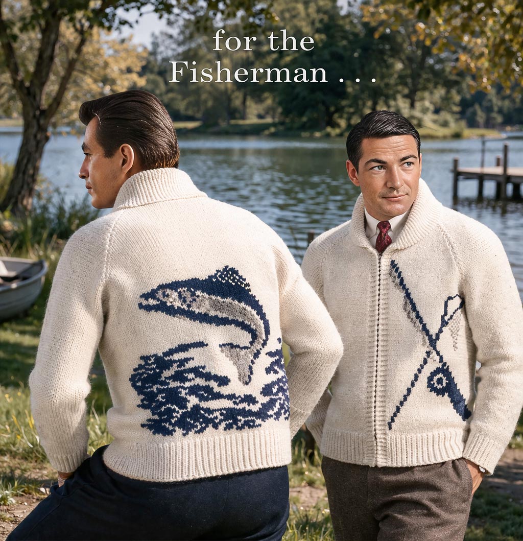 Jumping Fish Cardigan Pattern – Mary Maxim Ltd