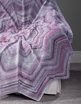 Motif de jeté en spirale marbré