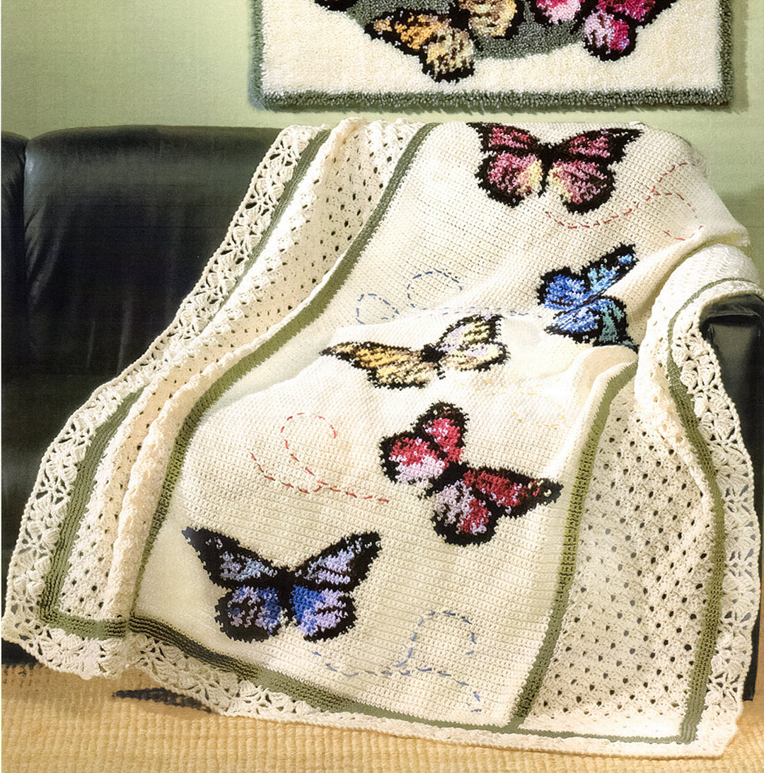 Butterfly Dance Afghan Pattern