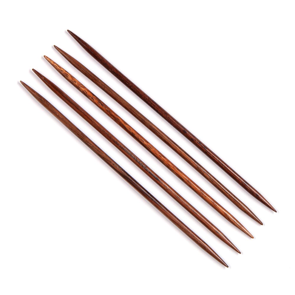 6" San Wood Double Pointed Needles