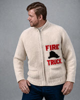 Modèle de cardigan pour camion de pompiers