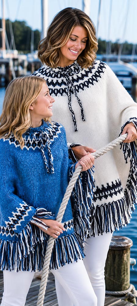 Child's Poncho-Pullover Pattern