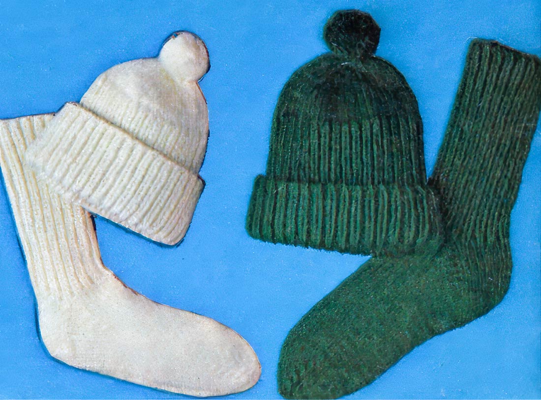 Patron de chapeau et de chaussettes