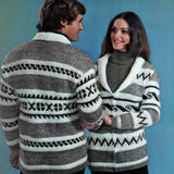 Men's Dropped Shoulder Cardigan Pattern