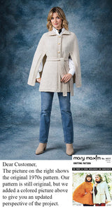 Modèle de manteau de cape