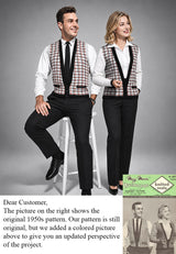 Plaid Vest Pattern