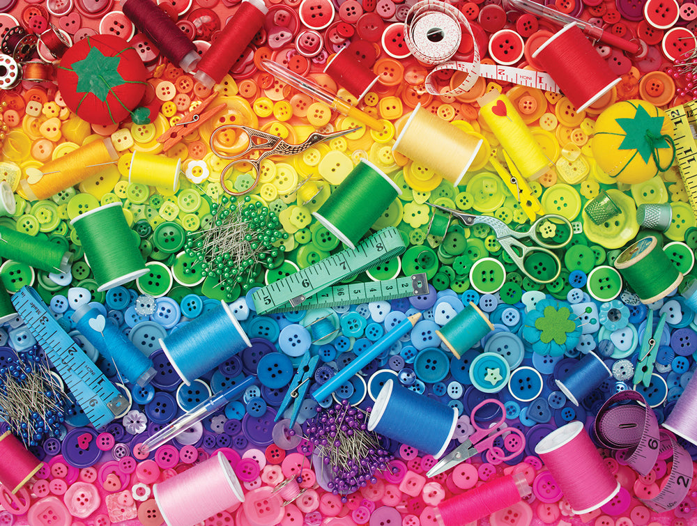 Sewing Rainbow Jigsaw Puzzle