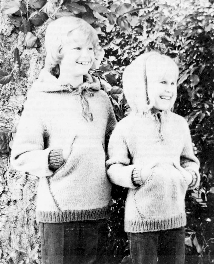 Child's Hooded Pullover Pattern
