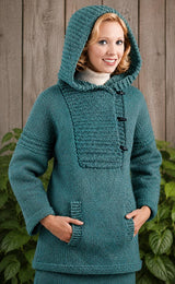 Ladies' Hooded Pullover Pattern
