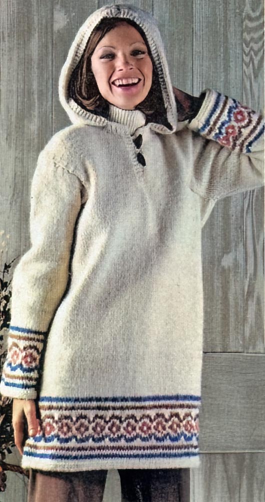 Modèle de tunique à capuche