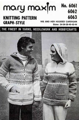 His and Her Hooded Cardigan Pattern