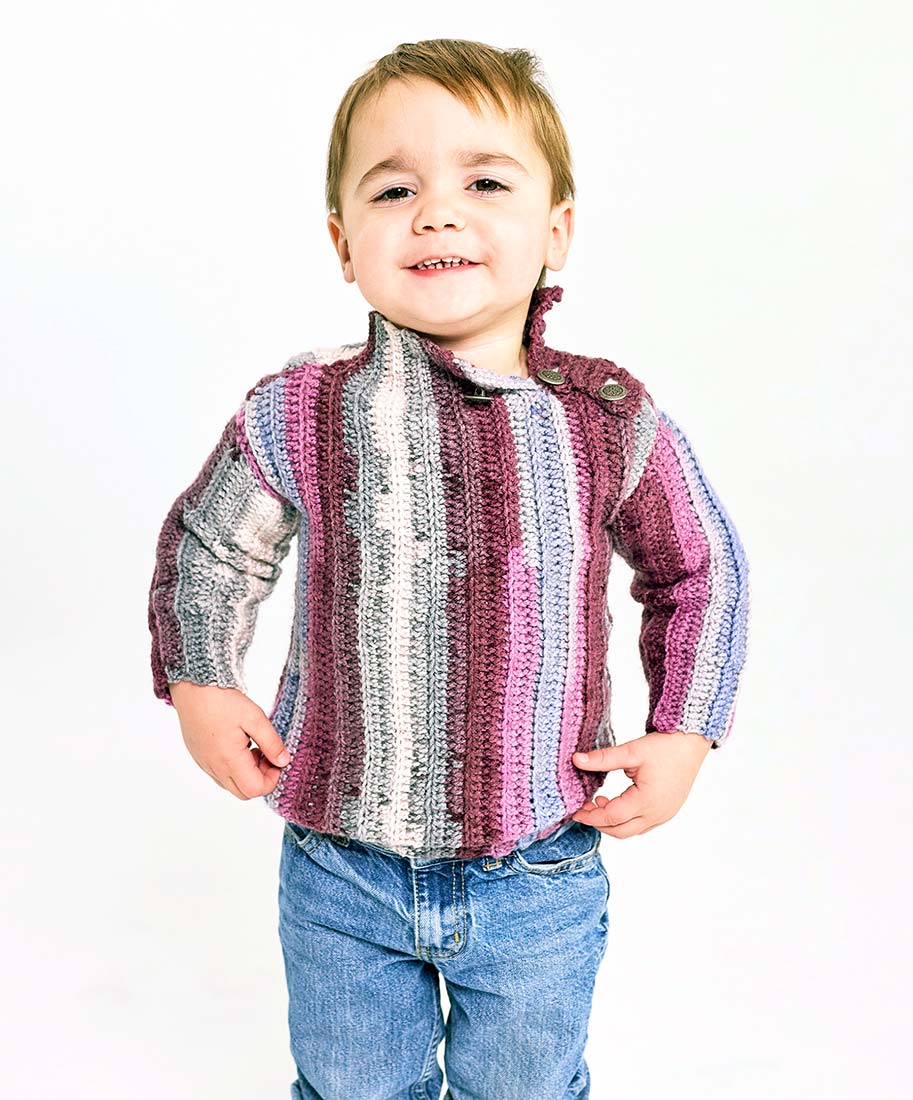 Free Sidestep Side-Button Sweater Pattern