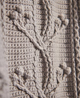 Free Cable and Clusters Blanket Pattern