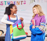 Free Colourblock Tote and Pouch Pattern