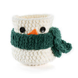 Free Bernat Crochet Snowman Basket Pattern