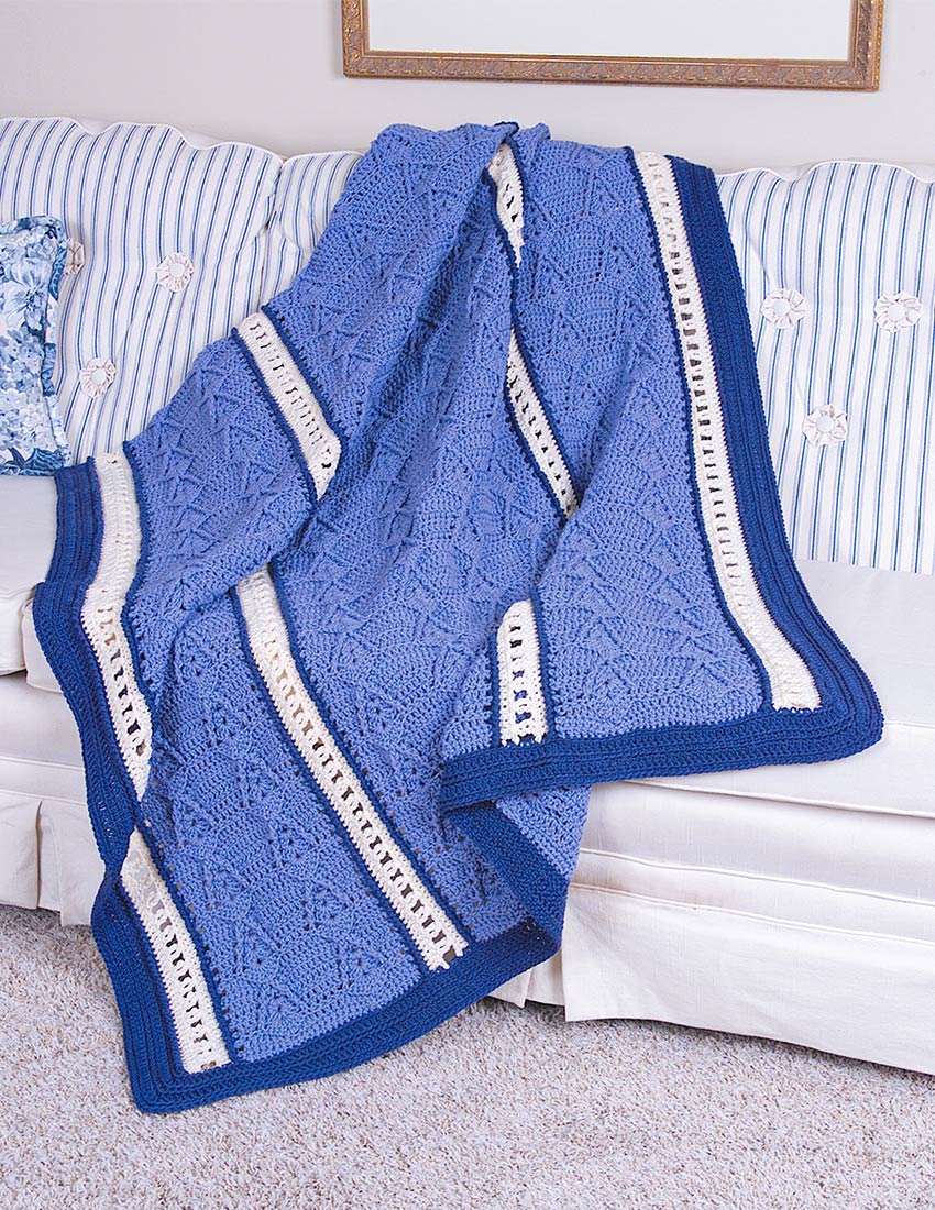 Crochet Teardrops Afghan Pattern