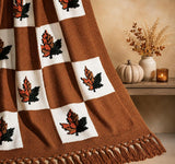 Maple Leaf Afghan Pattern