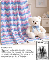 Baby's Ripple Afghan Knit Pattern