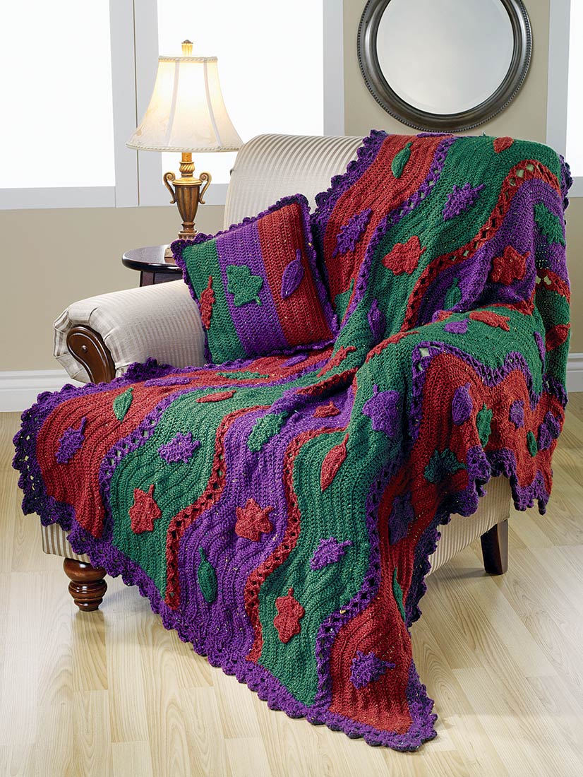 Modèle de jeté d'automne dans le Vermont