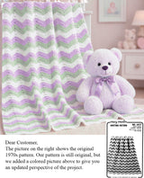 Baby's Ripple Afghan Knit Pattern