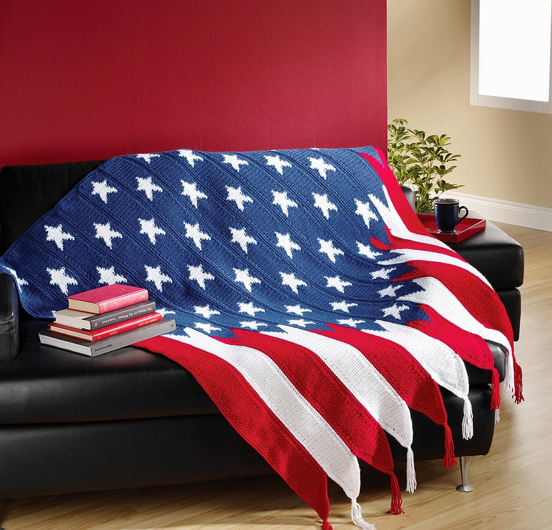 Americana Throw Pattern