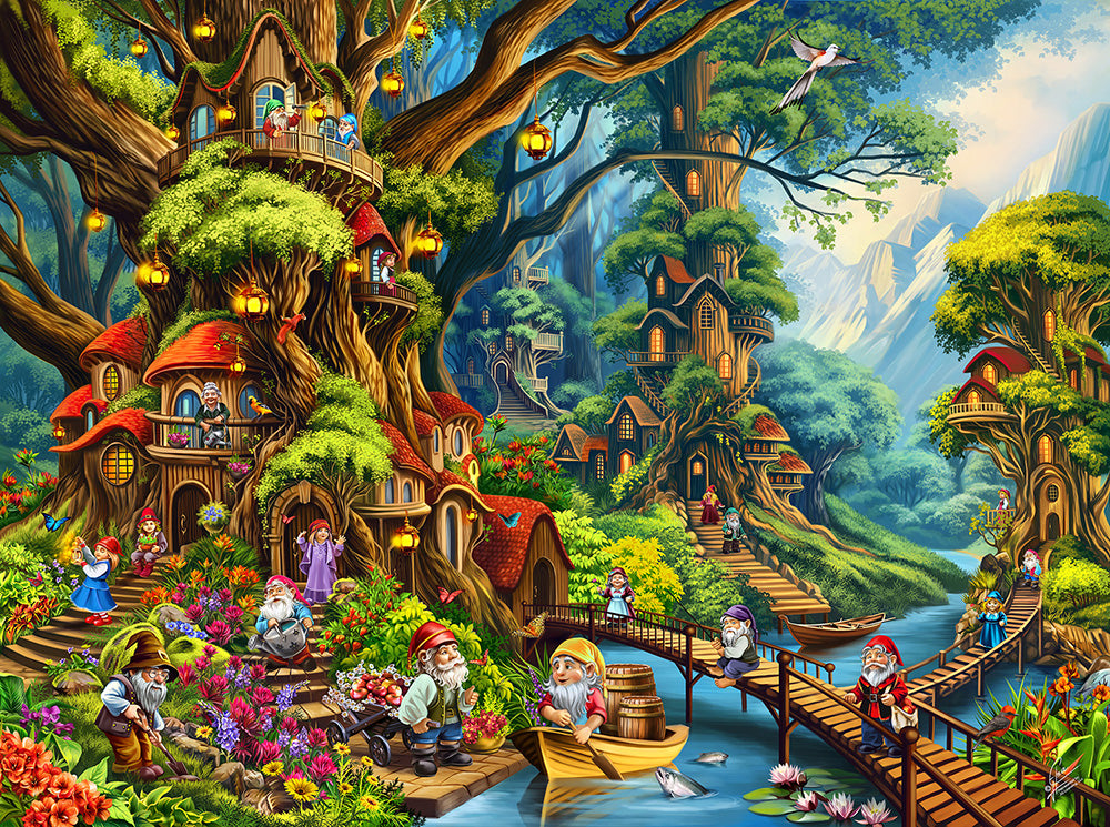Gnome Village Jigsaw Puzzle