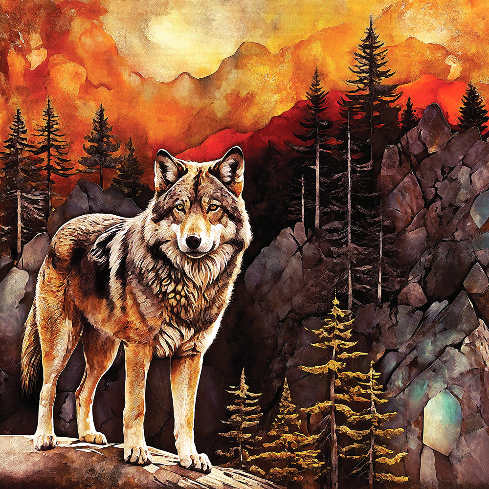 Wilderness Wolf Jigsaw Puzzle